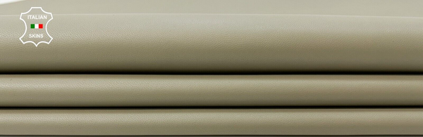 KHAKI GREEN Thin Soft Italian Lambskin Lamb leather Bookbinding 5+sqf 0.6mm #C03