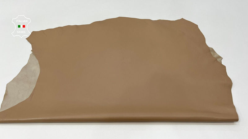 CREAM SAND Thin Soft Italian Lambskin leather hide Bookbinding 7sqf 0.5mm #B9977