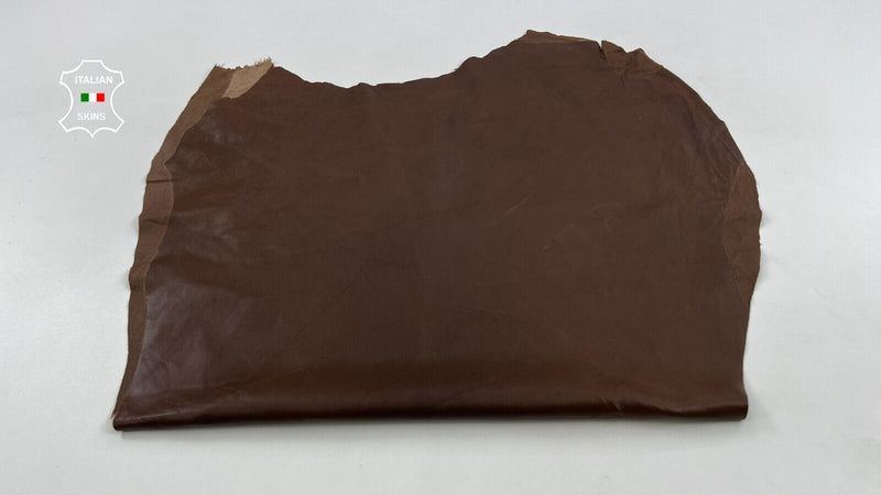 BROWN Thin Soft Stretch Lambskin Sheep Lamb leather skin hides 5sqf 0.6mm #C1606