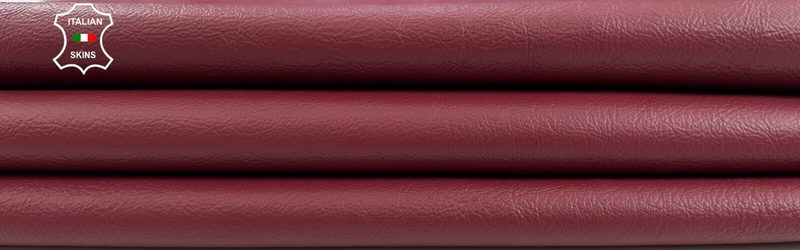 WINE BORDEAUX ROUGH Thick Goatskin Goat leather hides skins 8sqf 1.4mm #C2110
