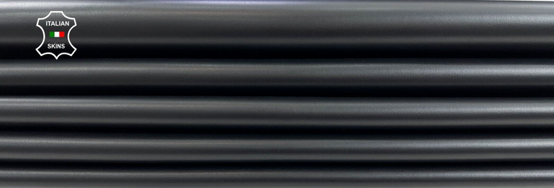 BLACK Thick Soft Italian STRETCH Lambskin leather 2 skins 11+sqf 1.3mm C1886