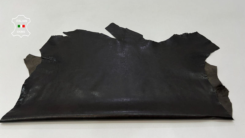 DARK BROWNRUSTIC  ANTIQUED Soft Italian Lambskin leather hides 5sqf 0.7mm C268