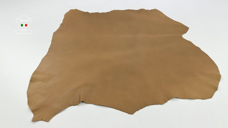 SAND LIGHT BROWN Soft Italian Lambskin leather hide Bookbinding 5sqf 0.7mm C2882
