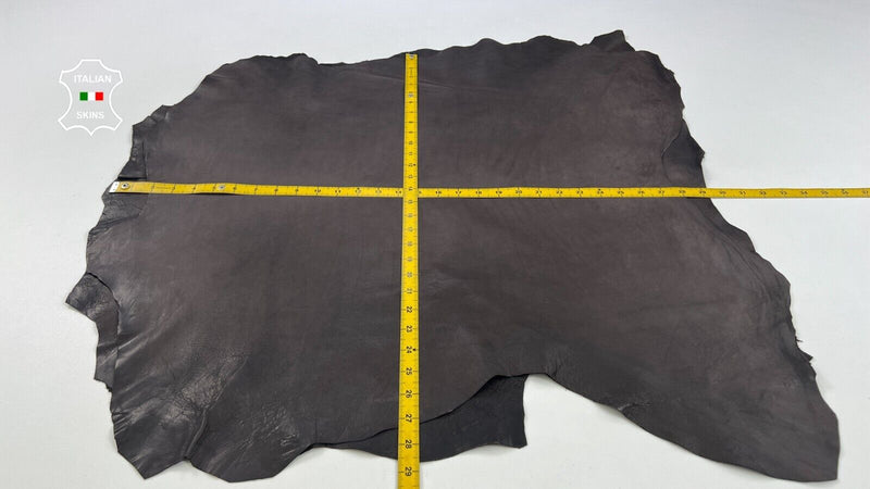NATURAL BROWN NAKED Soft Italian Lambskin leather 2 skins 10+sqf 0.7mm #C1812