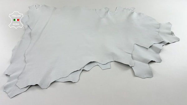 WHITE ROUGH Soft Italian Goatskin Goat leather hides 2 skins 10+sqf 1.0mm #C523