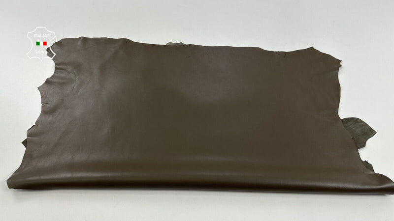 ARMY GREEN Soft Lambskin Sheep leather Bookbinding hides skins 6+sqf 0.8mm C2871