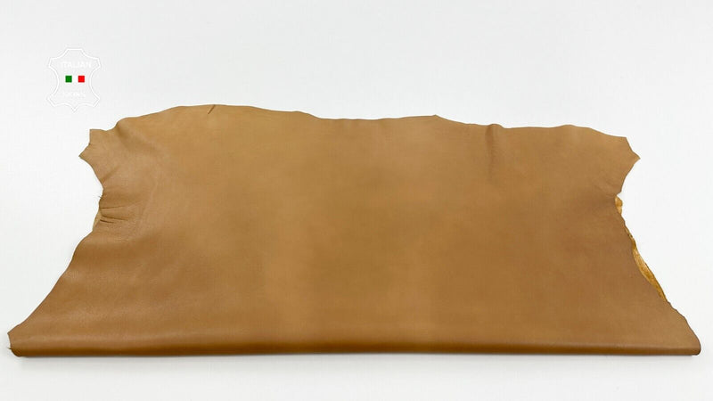 SAND LIGHT BROWN Soft Italian Lambskin leather hide Bookbinding 5sqf 0.7mm C2882
