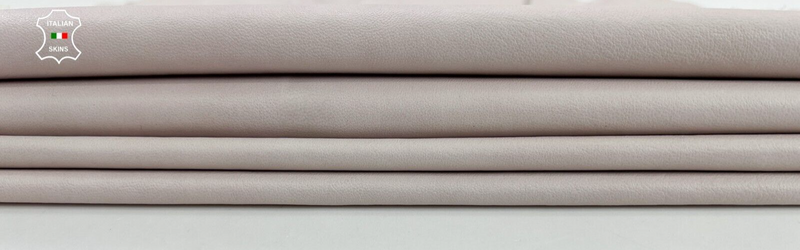 NATURAL IVORY BONES Soft Italian Lambskin sheep leather hides 6sqf 0.7mm C668