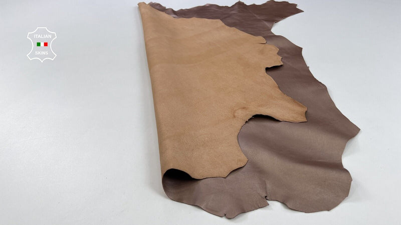 OLD PINK NUDE PEARLIZED Italian Lambskin Sheep leather hides 6sqf 1.0mm #C1813
