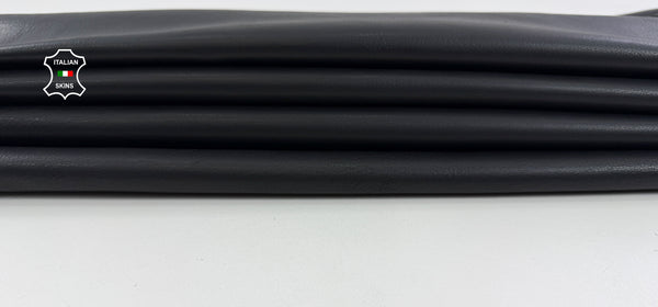 BLACK ROUGH Italian Goatskin Goat Leather hide hides 2 skins 10sqf 1.0mm #C6560