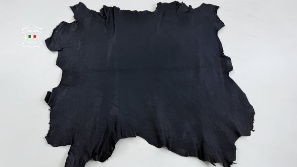 DARK BLUE vegetable tanned Italian Goatskin leather skins