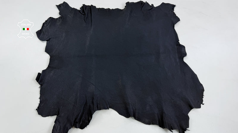 DARK BLUE vegetable tanned Italian Goatskin leather skins