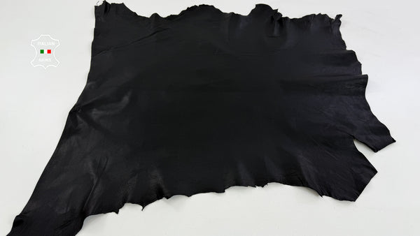Genuine Italian Goatskin leather skins Black waterproof & fire resistant