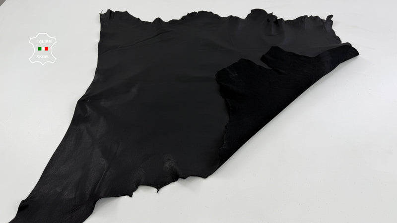 Genuine Italian Goatskin leather skins Black waterproof & fire resistant