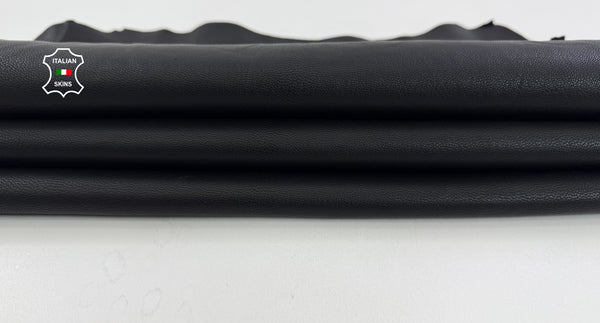 Genuine Italian Goatskin leather skins Black waterproof & fire resistant