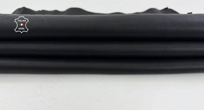 Genuine Italian Goatskin leather skins Black waterproof & fire resistant