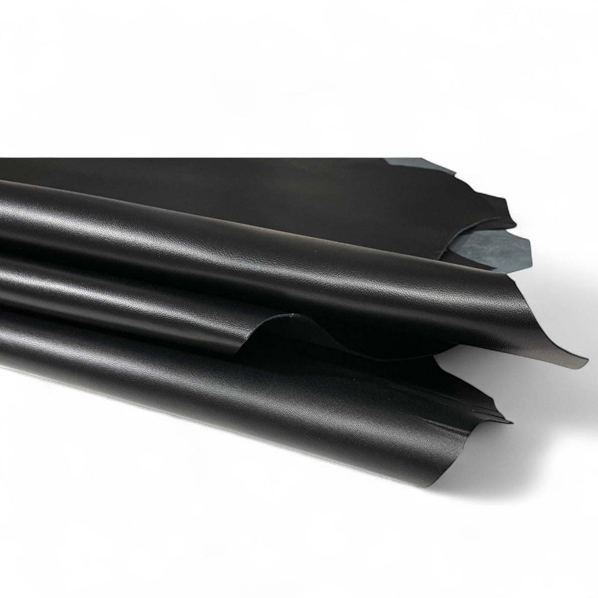 BLACK PREMIUM NAPPA smooth Italian genuine Lambskin leather skins