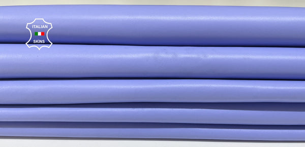 AZURE BLUE LILAC hue Italian Lambskin Lamb wholesale leather skins 0.5mm to 1.2 mm