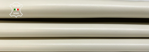 LIGHT BEIGE Thick Italian Metis Lambskin leather Bookbinding 4+sqf 1.1mm #B6344