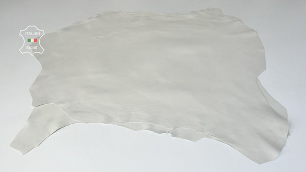 OFF WHITE ICE Italian Lambskin Sheep leather hides 2 skins 12+sqf 0.7mm #B7778