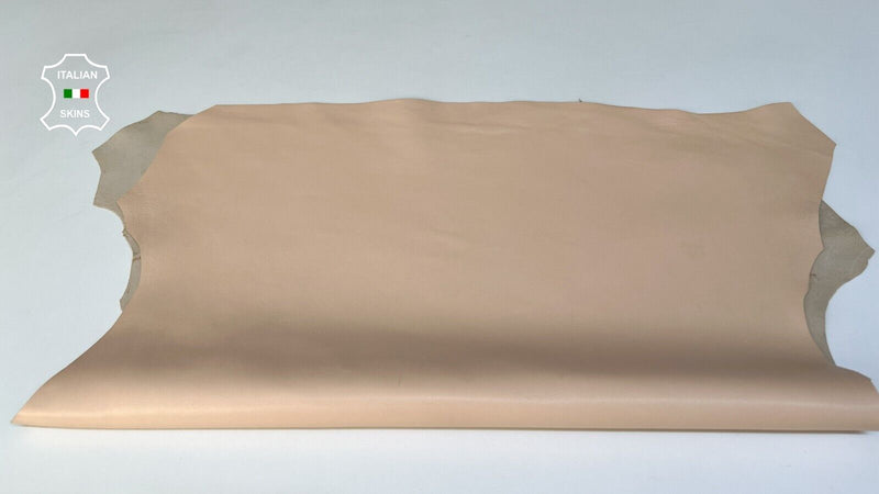 CREAM IVORY Italian Metis Lambskin Leather Bookbinding bags 3+sqf 0.9mm #B9784
