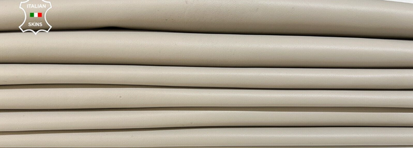 LIGHT GRAY Thick Soft Italian Lamb Sheep leather hide 2 skins 14sqf 1.1mm #B8556