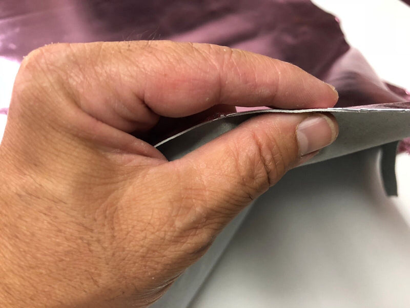METALLIC PINK  Italian Lambskin leather hide skin pelt  skins hides 8sqf 0.7mm