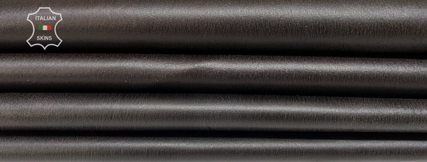 CHESTNUT BROWN ANTIQUED Stretch Lambskin leather hides 3 skins 20sqf 0.7mm B7433