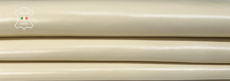 IVORY BUTTER Thick Italian Goatskin Goat leather hides skins 7+sqf 1.4mm #B7823