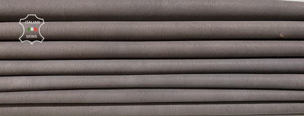 NATURAL GRAY VEGETABLE TAN Soft Stretch Lamb leather 7 skins 35sqf 0.8mm #B7148