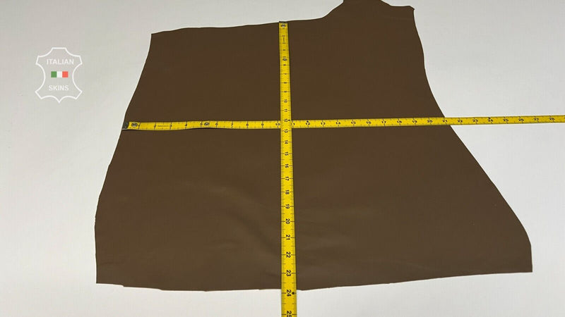 CAPPUCCINO BROWN Soft Italian Lambskin leather Bookbinding 3+sqf 0.9mm #B8257