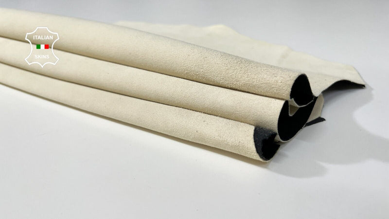 IVORY SUEDE Soft Stretch Italian Lambskin leather Legging pants 4sqf 1.0mm B3701