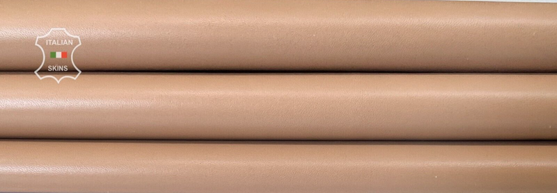 DEEP NUDE Soft Italian Lambskin Sheep leather hide bookbinding 4+sqf 0.8mm B7359
