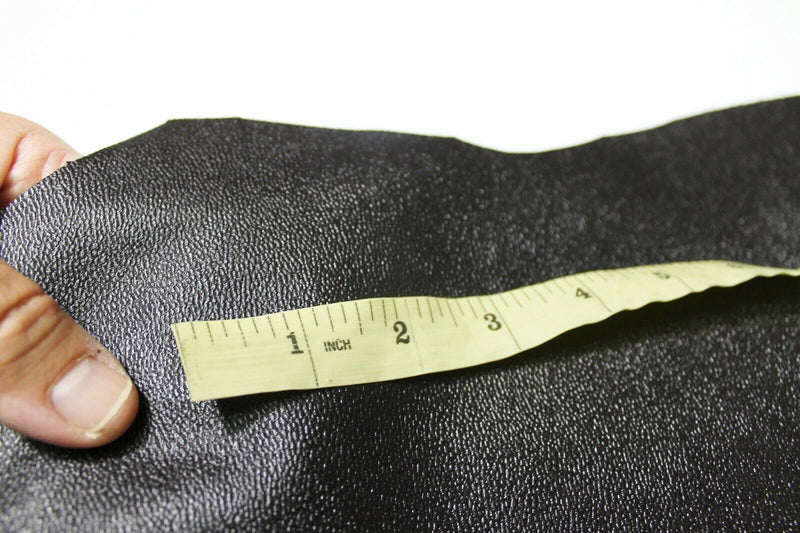 PEBBLE GRAINY DARK BROWN textured thin Lambskin leather 4 skins 20sqf 0.5mm