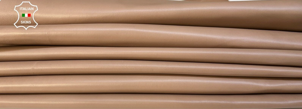 DEEP NUDE Soft Italian Lambskin leather Bookbinding 3 skins 12+sqf 0.7mm B9714