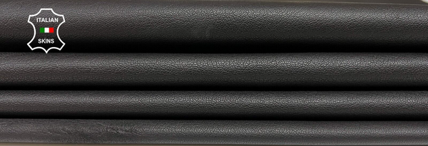 DARK BROWN Thin Soft Italian Calfskin Calf Cow leather hides 12+sqf 0.6mm #B6189