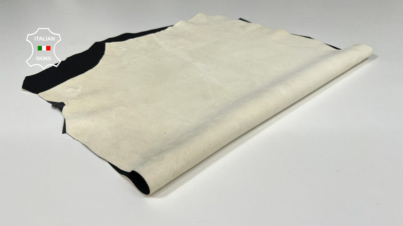 IVORY SUEDE Soft Stretch Italian Lambskin leather Legging pants 4sqf 1.0mm B3701