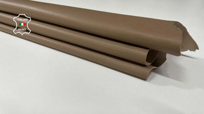 TAUPE BROWN Soft Italian Lambskin leather hides Bookbinding 5sqf 0.7mm #B4531