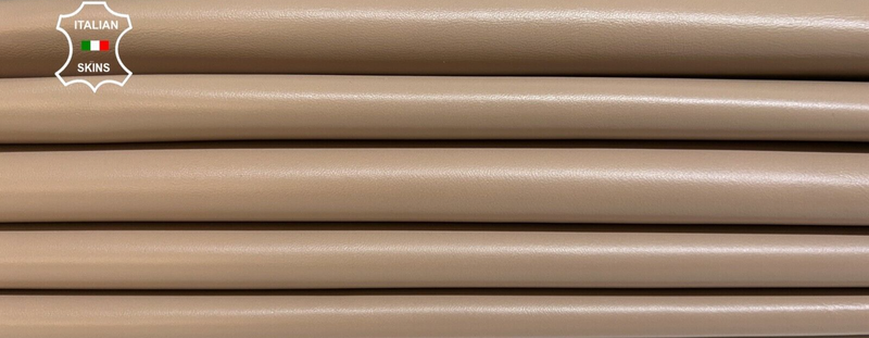 NUDE PINKISH BEIGE Soft Metis Lambskin leather hides 2 skins 10sqf 0.8mm #B4217