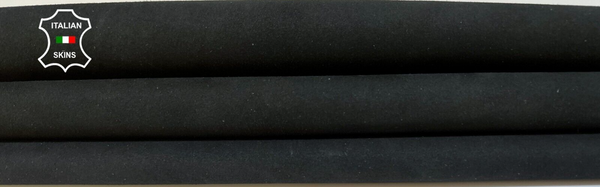 BLACK SUEDE Soft Lambskin STRETCH Lamb leather hides leggings 6sqf 1.0mm #B3854