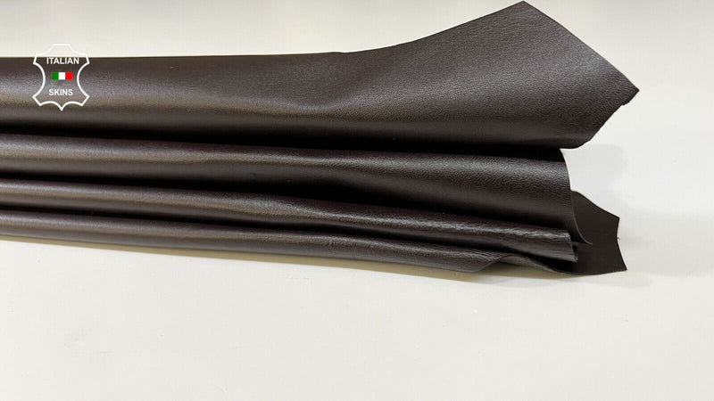 CHOCOLATE BROWN Italian Goatskin leather Bookbinding 4 skins 18+sqf 0.9mm #B9693