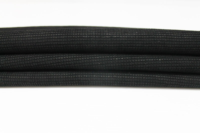 SQUARES ENGRAVE on BLACK soft Italian Lambskin leather 7 skins hides total 42sqf