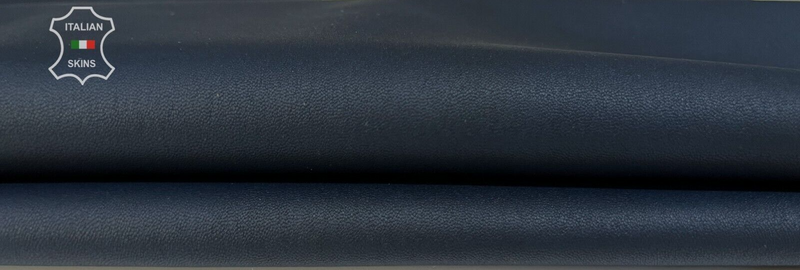 DARK TEAL BLUE Soft Italian Stretch Lambskin leather hides 4+sqf 0.8mm #B7147