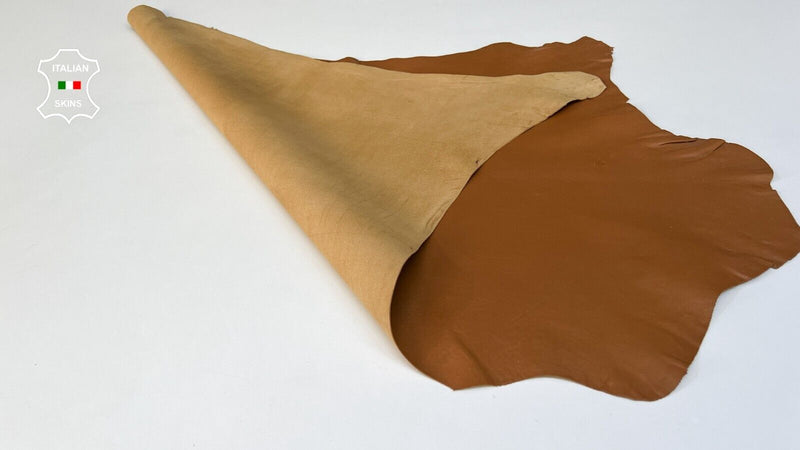 TAN BROWN Italian Metis Lambskin leather hides Bookbinding 4+sqf 0.7mm #B9557