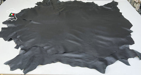BLACK PINHOLES PERFORATED Soft Italian Lamb leather 4 skins 40sqf 0.7mm #B9122