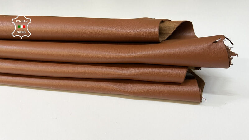 RUST BROWN Thick Soft Italian Lambskin leather Bookbinding 9sqf 1.1mm #B9677