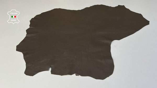 DARK BROWN Soft Italian Lambskin Lamb Sheep leather Bookbinding 4sqf 1.0mm B9739