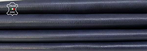 NAVY BLUE ANTIQUED VEGETABLE TAN ROUGH Thick Goatskin Leather 3+sqf 1.2mm B9604