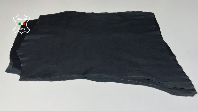BLACK 2 SHADES Thin Soft Lambskin STRETCH leather 2 skins 12sqf 0.5mm #B3860