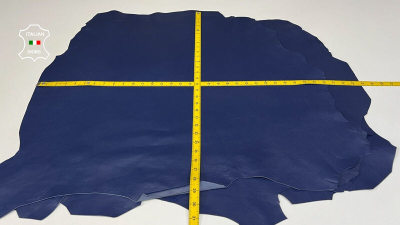 BLUE Italian Goatskin Goat leather hides Bookbinding 4 skins 20sqf 1.0mm #B9694